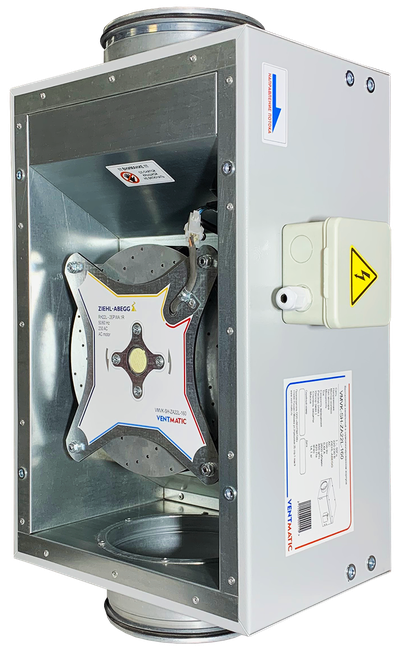 ВЕНТИЛЯТОР ШУМОИЗОЛИРОВАННЫЙ VMVK-SH-ZA22L-160