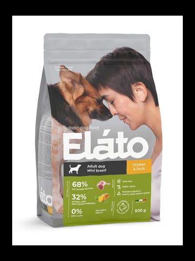 Elato (Элато) корм для взрослых собак мелких пород с курицей и уткой 500 г