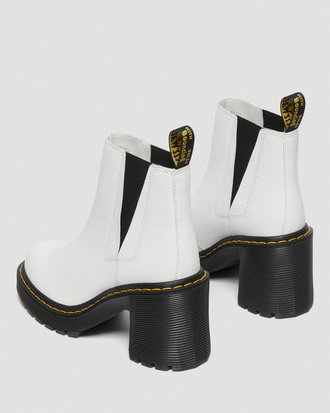 White chelsea doc martens sale