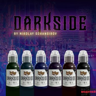 Краска World Famous Tattoo Ink Nikolay Dzhangirov - Darkside Set (6шт) 1 oz