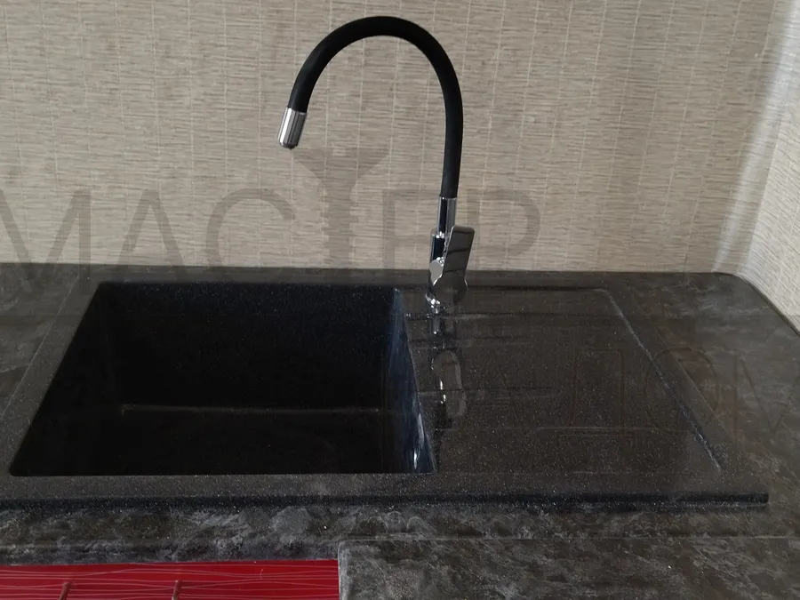 Установка смесителя