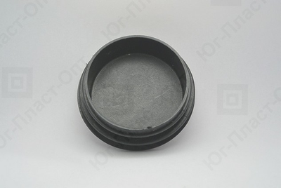 Заглушка D-76мм круглая для столбов пластиковая