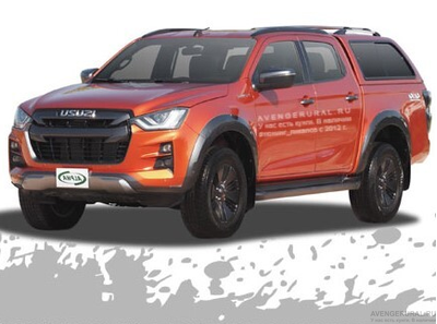 Кунг Alpha GSS с задней дверью на раме на Isuzu D-max нового поколения RG-01 2021-2022 года выпуска