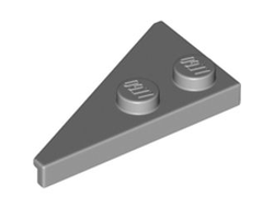 Wedge, Plate 4 x 2 Right, Pointed, Light Bluish Gray (65426 / 6306728)
