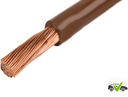 ПВАМ 0,75мм (коричневый) провод автомобильный маслобензостойкий