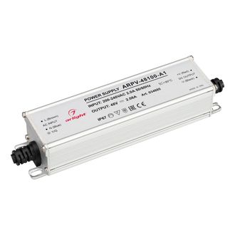 ИПН Arlight ARPV-48100-A1 (48V, 2.08A, 100W) (IP67 Металл)