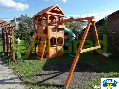 Детская площадка IgraGrad Клубный домик 2 с трубой