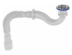Сифон для душевого поддона, гибкая труба 40х40/50, V145-20-MR [56852]
