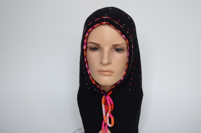 Итальянский шарф капюшон вязаный Vizio Collezione