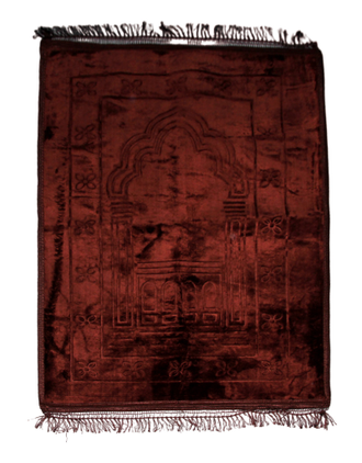 Мусульманский молитвенный коврик с рисунком 6 цветов толстый