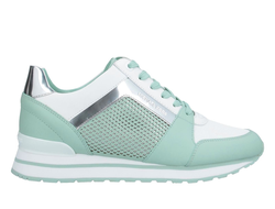 Женские кроссовки Michael Kors светло-зеленые