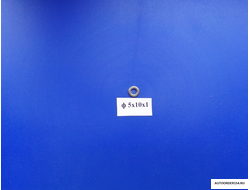 Шайба плоская 5*10*1 (цена за 100 шт.)