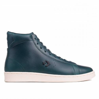 Кеды Converse x Horween высокие темно-голубого цвета