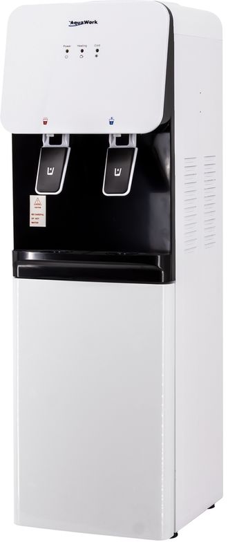 Aqua Work 24-LD бело-черный со шкафчиком, с нагревом и электронным охлаждением