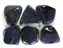 Дюмортьерит, галтовка в ассортименте