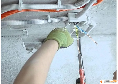 Заказать ремонт электрики в четырехкомнатной квартире в Москве ИВАНМАСТЕР