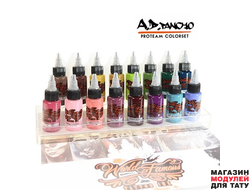 Краска World Famous Tattoo Ink A.D. Pancho ProTeam Colorset 16 1 oz