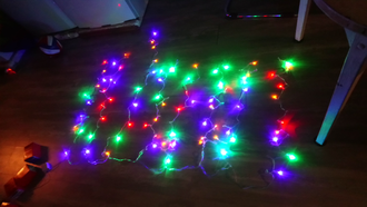 Гирлянда MILAND занавес 80 ламп, 2х1,5 метра