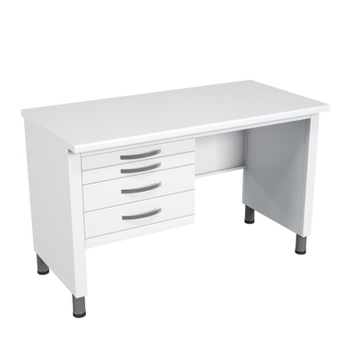 Стол врача металлический (высота 770 мм) СМЛ-4.0