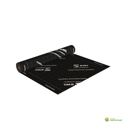 Супердиффузионная паропроницаемая экстрапрочная мембрана RWL ЭКСТРА рулон 75 кв.м.