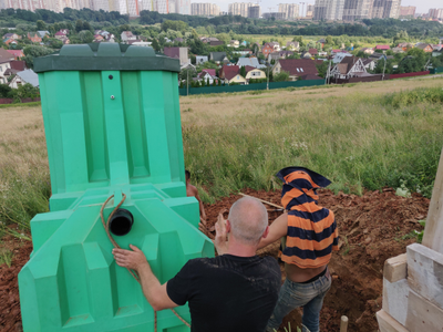 Септик Эргобокс 7 монтаж