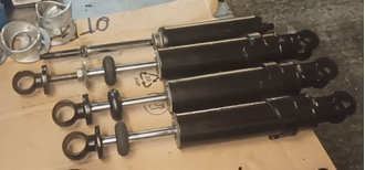 Амортизатор мотоцикла Урал Днепр (1 шт., KAYABA, Япония) масляный