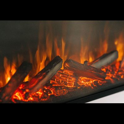 Линейный электрокамин Прованс WT с очагом Vision 42 LOG LED