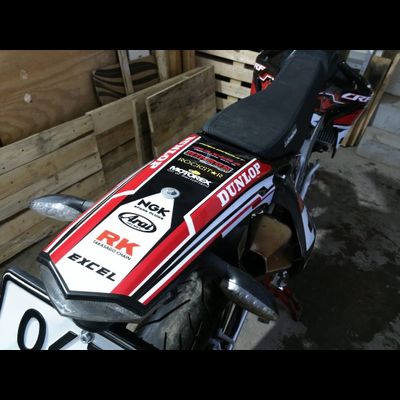 Наклейки на Forsage 450, Baltmotors 250, Geon Dakar, Stels Enduro, CRF, Asiawing LD450 LX450 NC250 #1299