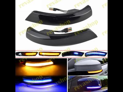 Светодиодные поворотники Ford Focus 2 3 Mondeo 4, цвет неоновый- желтый