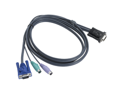 Кабель KVM для переключателей Kinan серий XM, XU, LS, XL, DL (SPHD-15 => PS/2+VGA(D-Sub), 5 метров (CH-5000P)