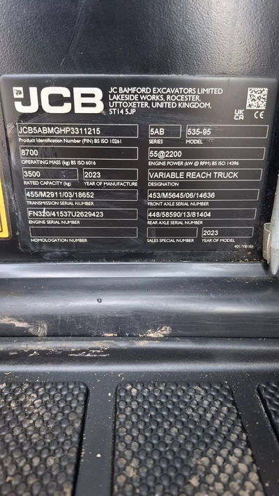 Пoгрузчик JCВ 535-95