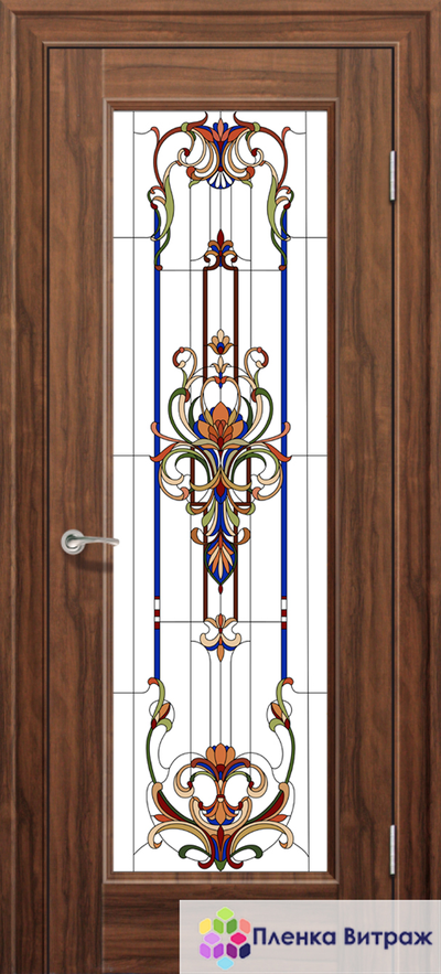 Витражная пленка, витражная пленка самоклеющаяся под заказ,пленочный витраж с классическим рисунком