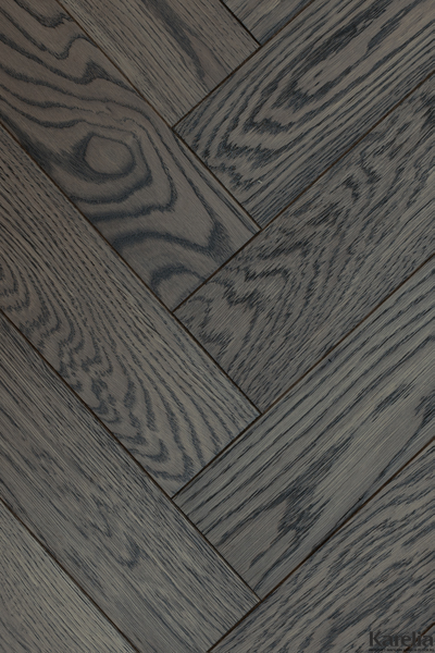 Паркетная доска Karelia Herringbone Дуб Brandy HB