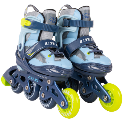 Роликовые коньки Tech Team Lotus Blue р.34-37 (M)