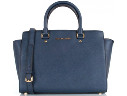 Сумка Michael Kors Selma Large (синяя)