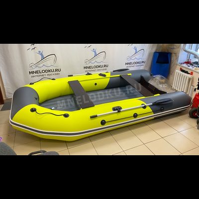 Моторная лодка Таймень NX 3800 НДНД PRO MAX желтый/графит