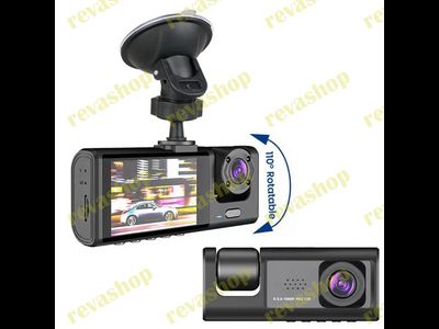 Видеорегистратор 3в1 с камерой запись салона и камерой парковки заднего вида Black Box Traffic Recorder