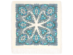 Павловопосадский платок УТРЕННИЕ ГРЕЗЫ 1960-4