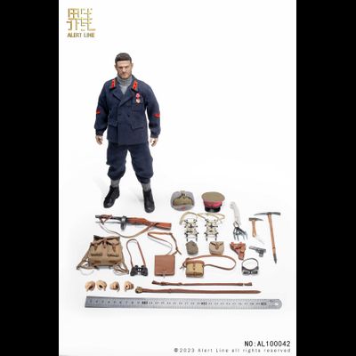 Советский горный стрелок  - Коллекционная ФИГУРКА 1/6 scale  WWII Soviet Mountain Infantry Officer (AL100042) - ALERT LINE