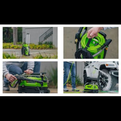 Мойка высокого давления электрическая Greenworks PW3140, 140 бар