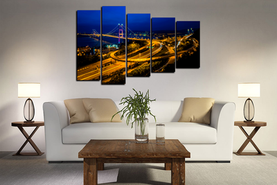 Модульная картина "Грандиозная эстакада"