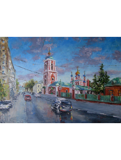 Картина Храм Успения Пресвятой Богородицы в Гончарах Круглова Светлана