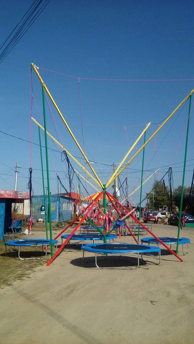 Тарзанка на 4-х человек «Кенгуру» (высота 6 м.)