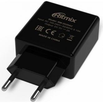 Сетевое зарядное устройство Ritmix RM-2025AC (черный)