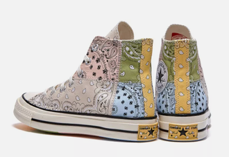 Offspring x Converse Chuck 70 Patchwork Paisley Natural Ivory