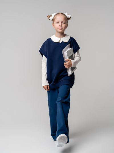 Жилетка трикотажная оверсайз