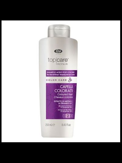 LISAP MILANO Шампунь Стабилизатор цвета Top Care Repair Color Care After Color Acid Shampoo, 250 мл