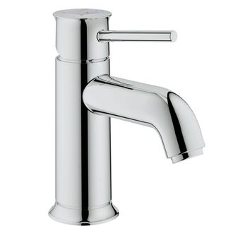 Смеситель для раковины GROHE BauClassic,гладкий корпус,Хром, 23162000