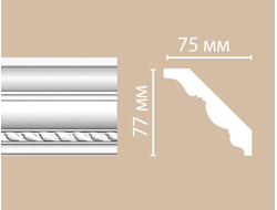 Потолочный плинтус из полиуретана с орнаментом DECOMASTER (Декомастер) - 95349