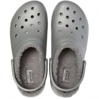 CROCS CLASSIC LINED CLOG УТЕПЛЕННЫЕ СЕРЫЕ